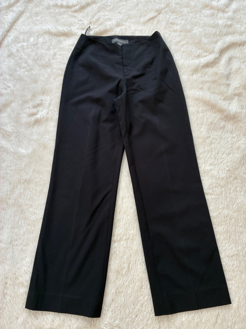Banana Republic Black Wide-Leg Dress Pants